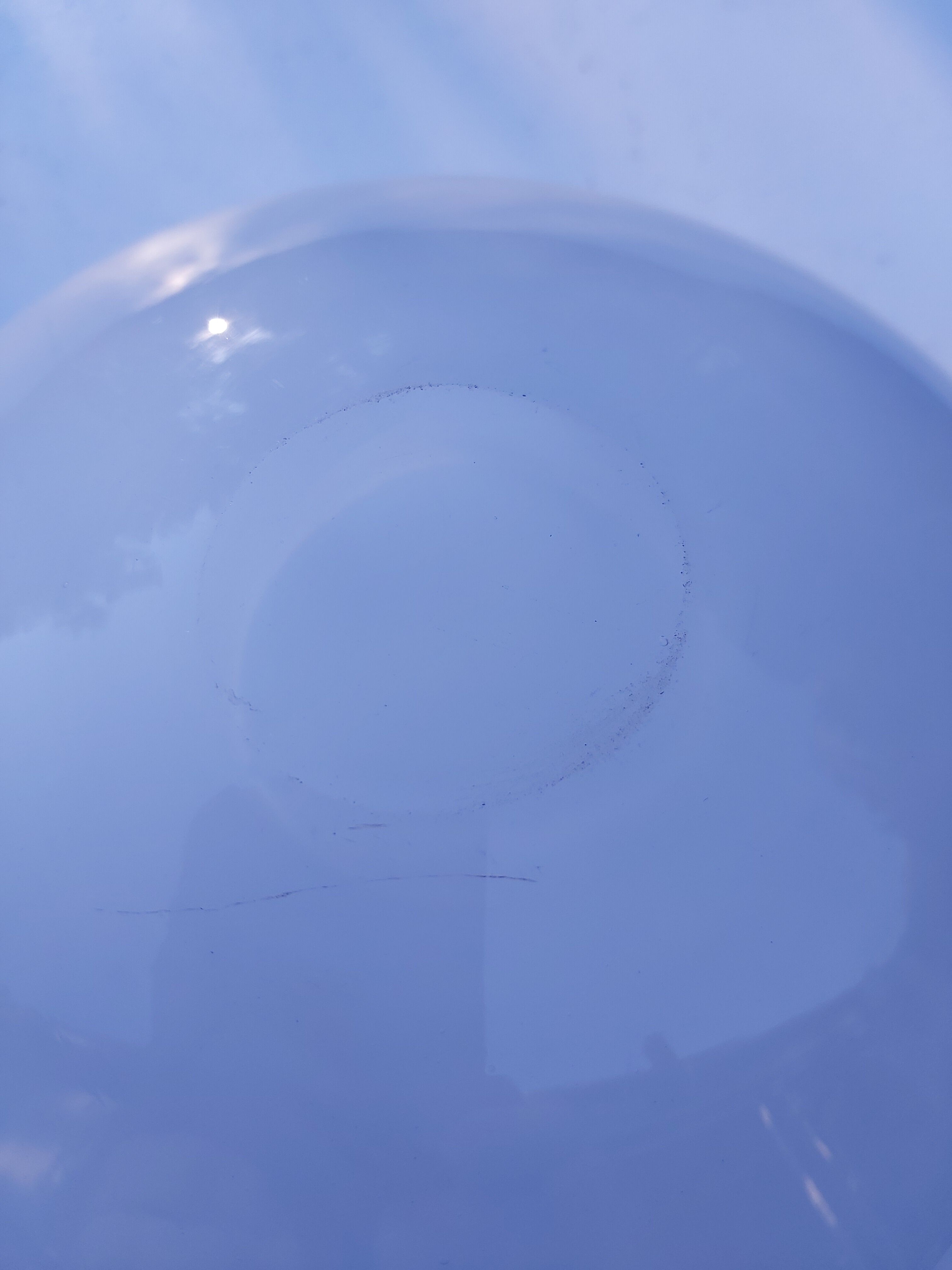 Empty Murano vintage glass pocket