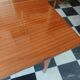 Mid-century vintage coffee table with tapered legs.