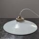 Antique pendant lampshade with opaline disc, diameter 25.5 cm, art deco
