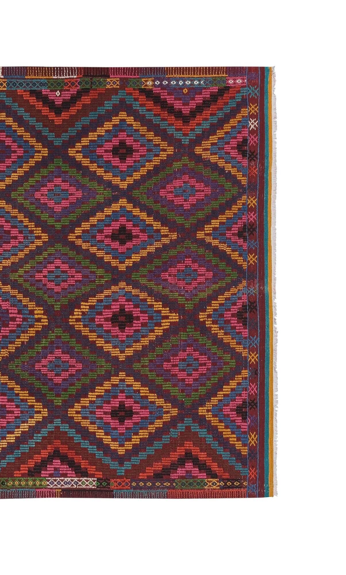 Vintage Turkish kilim, handwoven, 173x263 cm.
