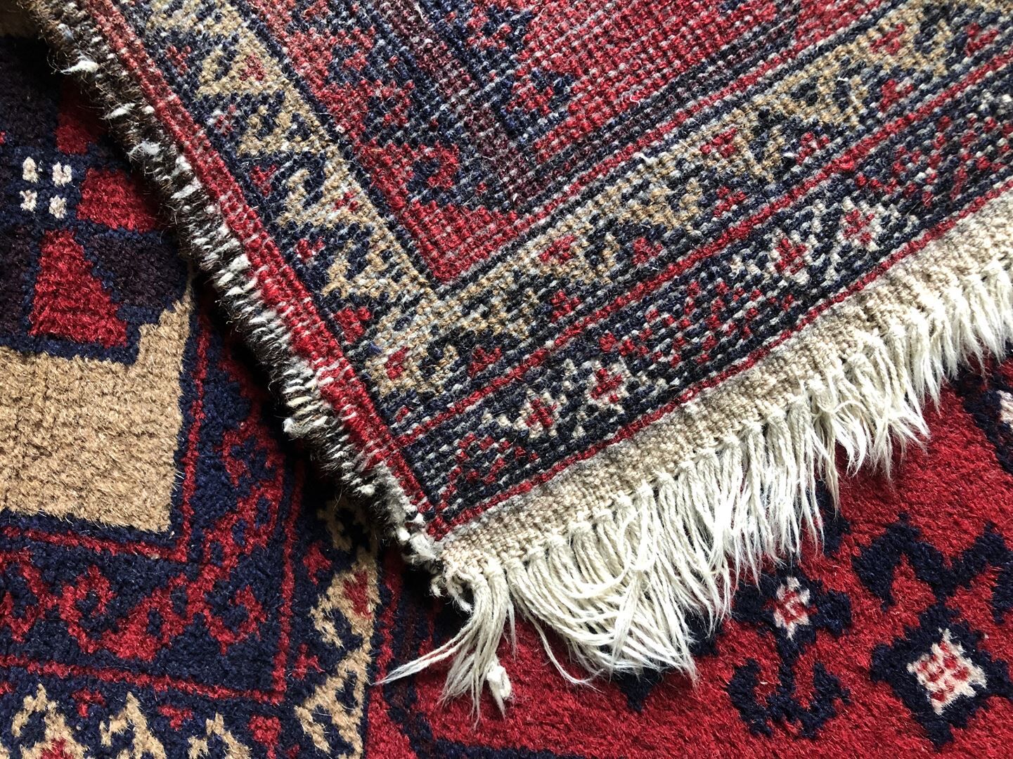 Old oriental carpet 160x82 - Dominant Red