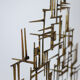 Sculpture en fer doré, William Bowie, année 1968