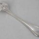 Ercuis Trianon, Rubans, 12 silver-plated oyster forks, excellent condition.