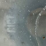 BIOT blue glass vase