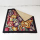 Vintage missoni square flowers rug carpet floor  130x130cm