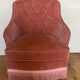 Petit fauteuil crapaud rose
