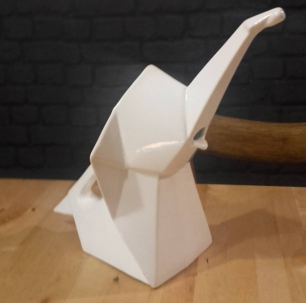 Pichet éléphant cubique céramique
