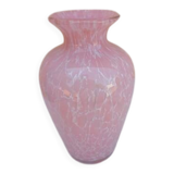 Glass vase signed "La Rochère"