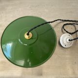 Pair of vintage emaillee suspensions