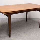Extendable teak dining table by LB Kofod Larsen circa 1960