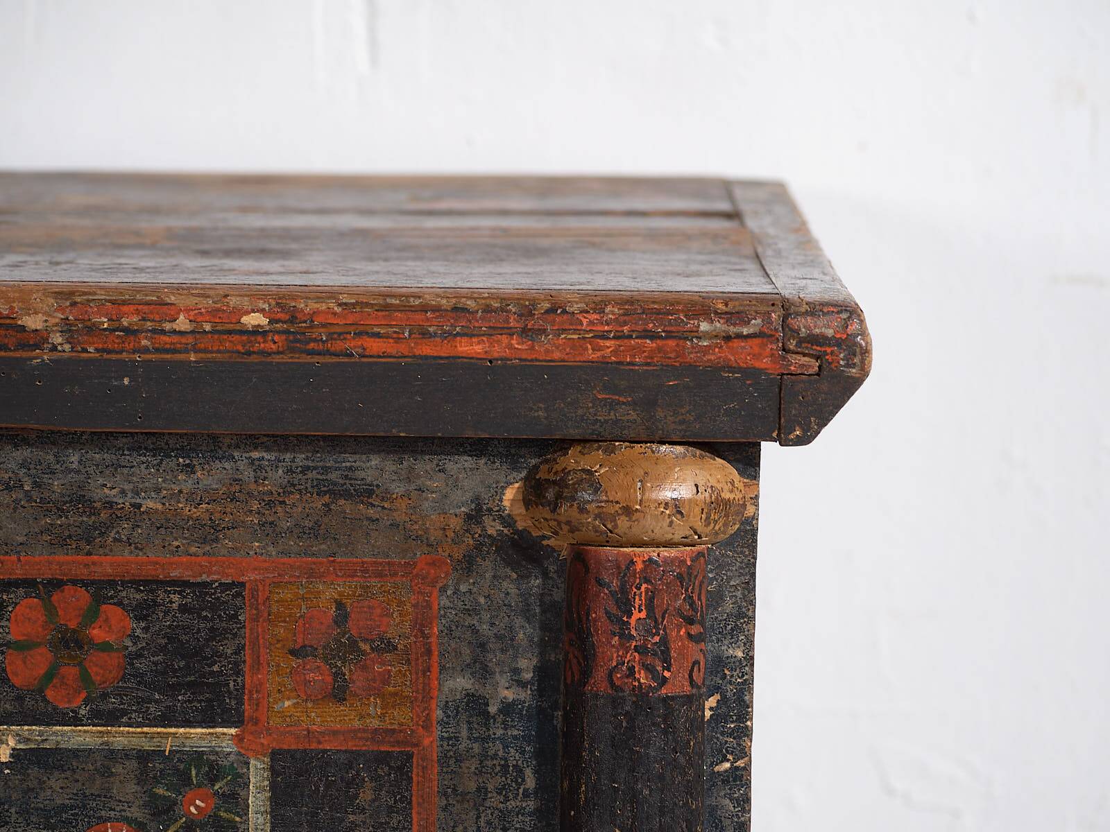 Antique painted chest (c.1870) #28