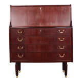 Mahogany secretary 1970s production: PMJ Viby J