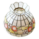Vintage mother-of-pearl and brass pendant light.