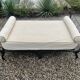 19th century French folding iron daybed