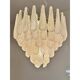 Mid-Century Modern “Conchiglie” Murano Glass Gold Chandelier
