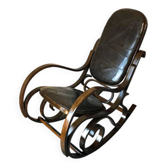 Rocking chair by Luigi Crassevig