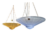 Art Deco glass suspensions