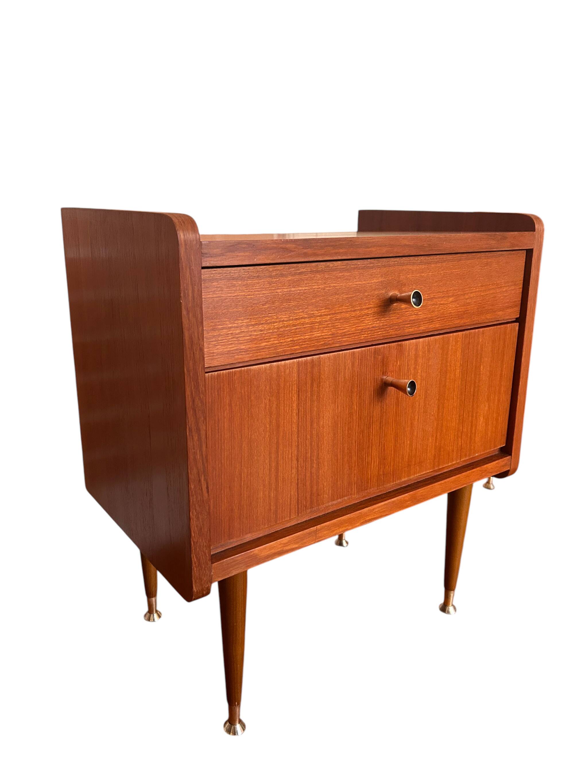 MDK Belgium bedside tables, 1960s
