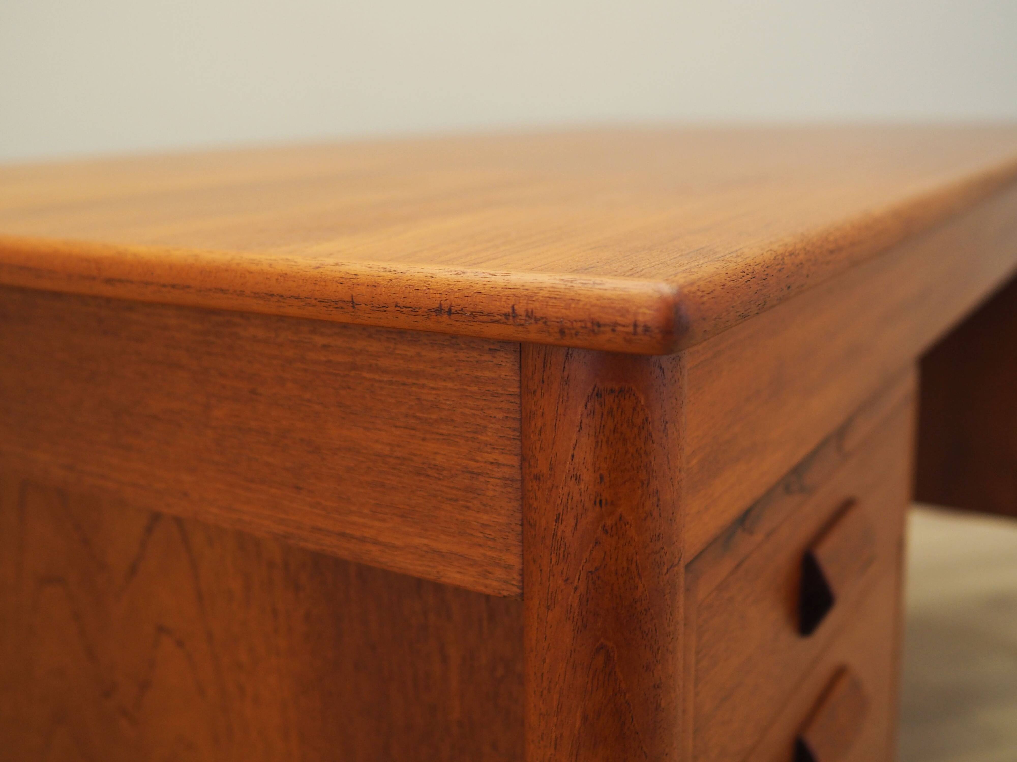 Teak desk, Danish design, 1960s, designer: Børge Mogensen, manufacturer: Sø