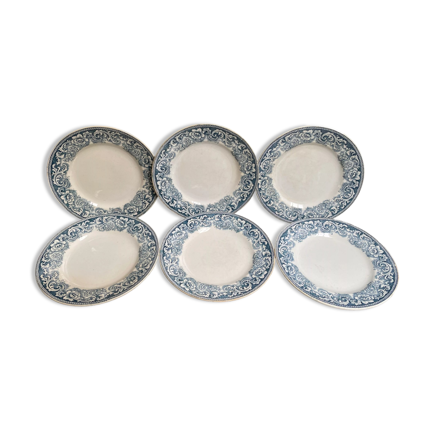 6 Terre de Fer flat plates, St Amand