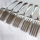 Christofle cutlery set - 11 fourchettes de table et 11 cuillères à soupe - Art déco - Métal argenté