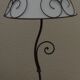 Lamp base and its wrought iron shade
