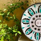 Decorative ceramic plate
