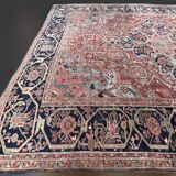 Tapis Persan Heriz Ancien Vers 1900/1910