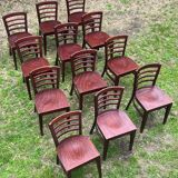 Chaises bistrot en bois