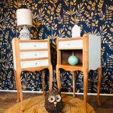 Pair of Louis XV style bedside tables