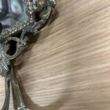 Napoleon III wall mirror with 2 bronze holders