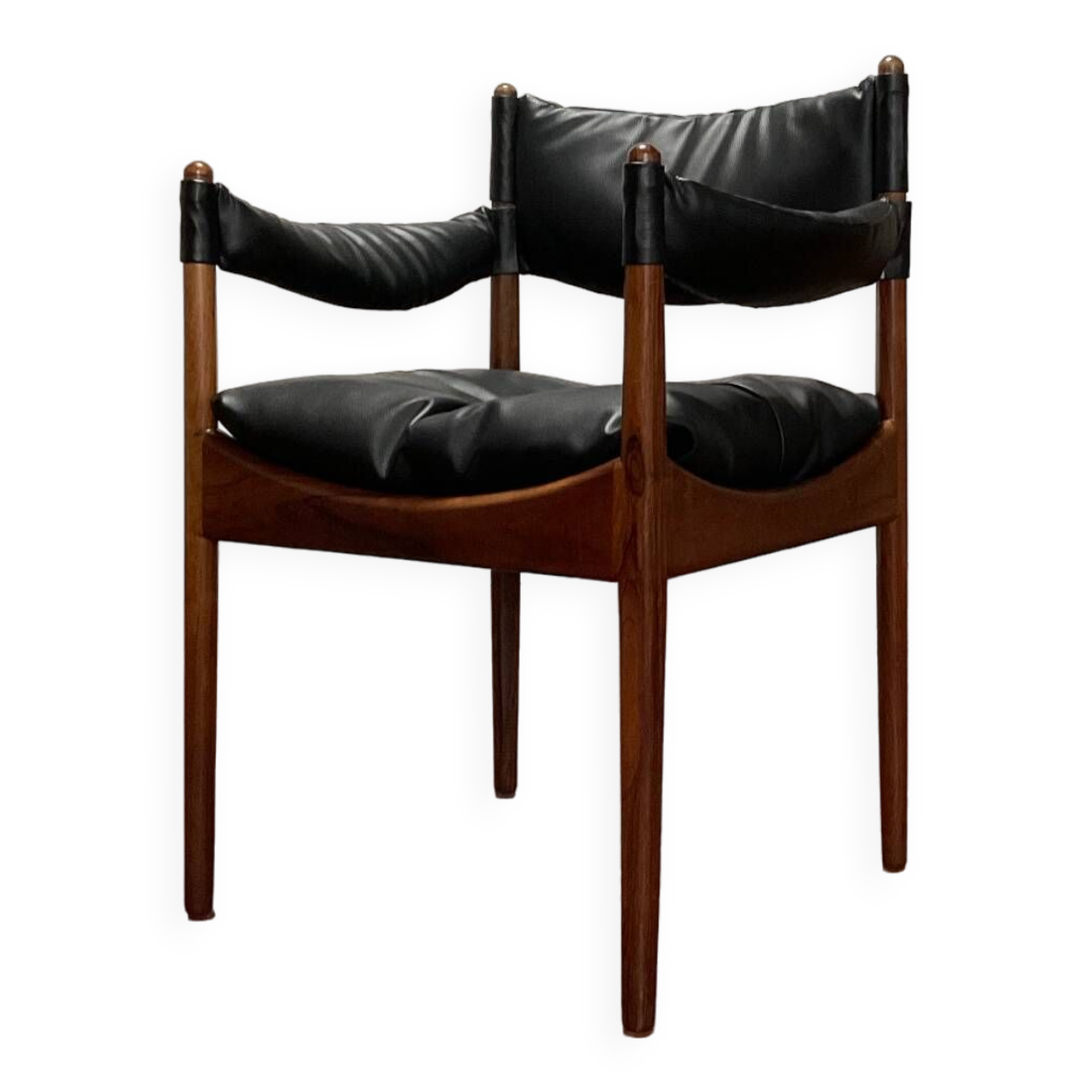 Chair with armrests by Kristian Solmer Vedel