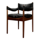 Chair with armrests by Kristian Solmer Vedel