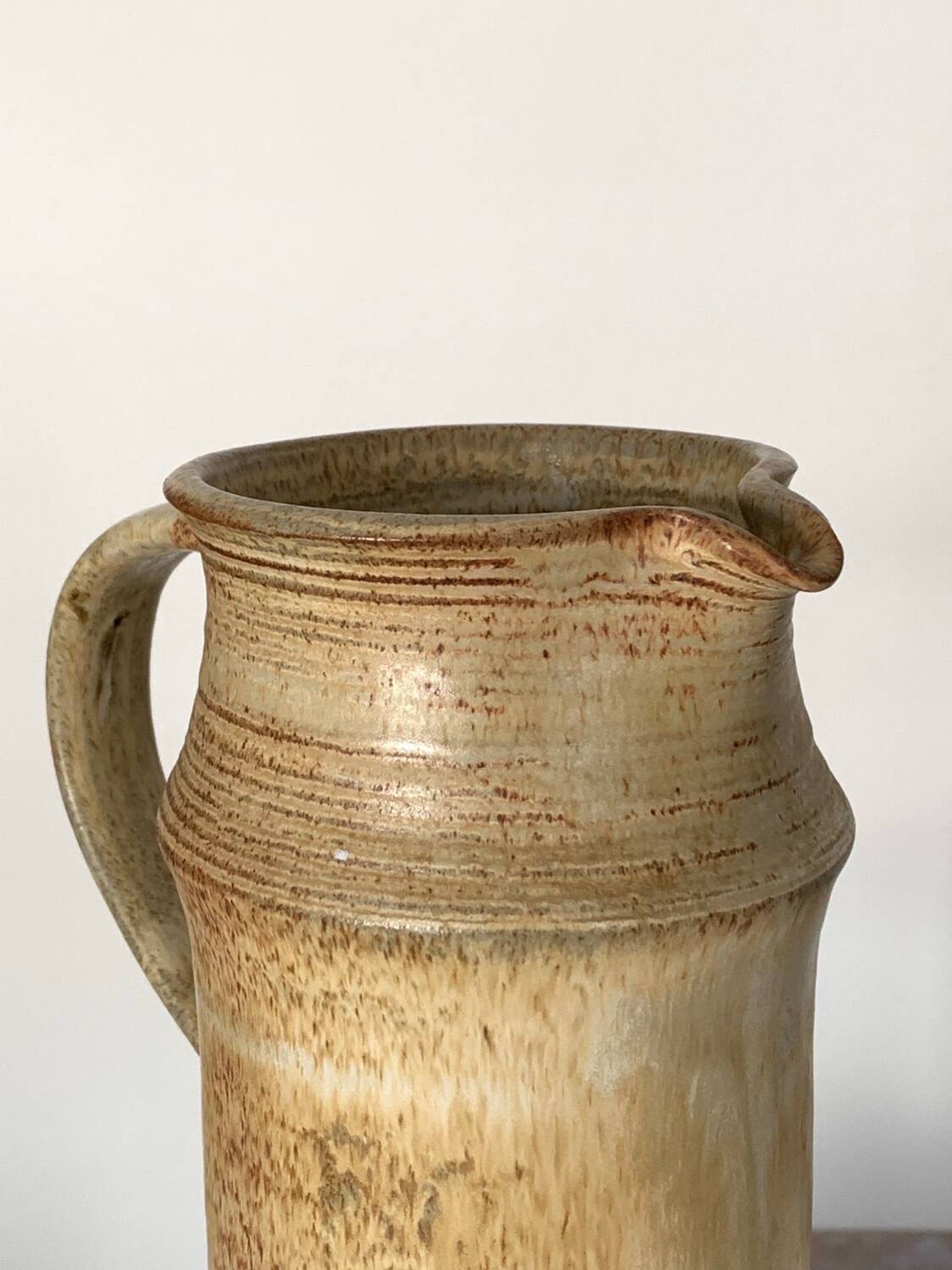 Ceramic pitcher from 1978 signed