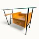 Modernist office – Azzano Frères – designed by Jacques Hitier – Oak, glass and felt