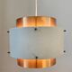 Rare Midcentury Pendant in style of Jo Hammerborg, Denmark, 1970s