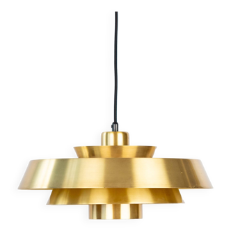 Danish vintage pendant lamp Nova by Jo Hammerborg, Fog og Morup, 1963