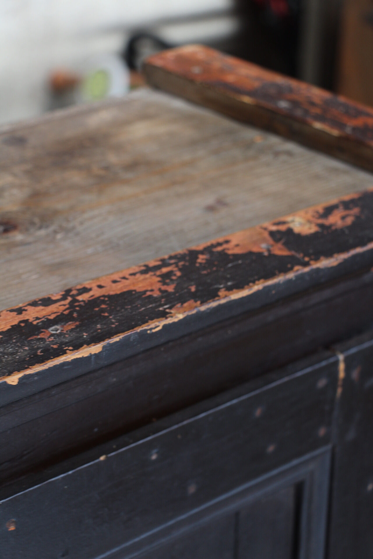Rustic buffet French black 1920