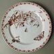 Assiette plate Sarreguemines U&C « Carmen » en terre de fer