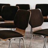 Carlo Ratti Style Set Da Pranzo 8 Sedie Design Modernariato Anni ‘70