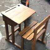 Oak school desk