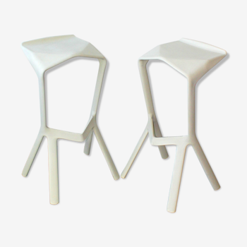 Pair of Miura stools by Konstantin Grcic for Plank, Italy