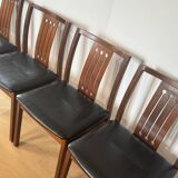 4 chairs by Jacques Hauville