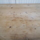 wooden dining table, vintage, turned legs, firm table style