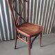 Curved wooden bistro chair