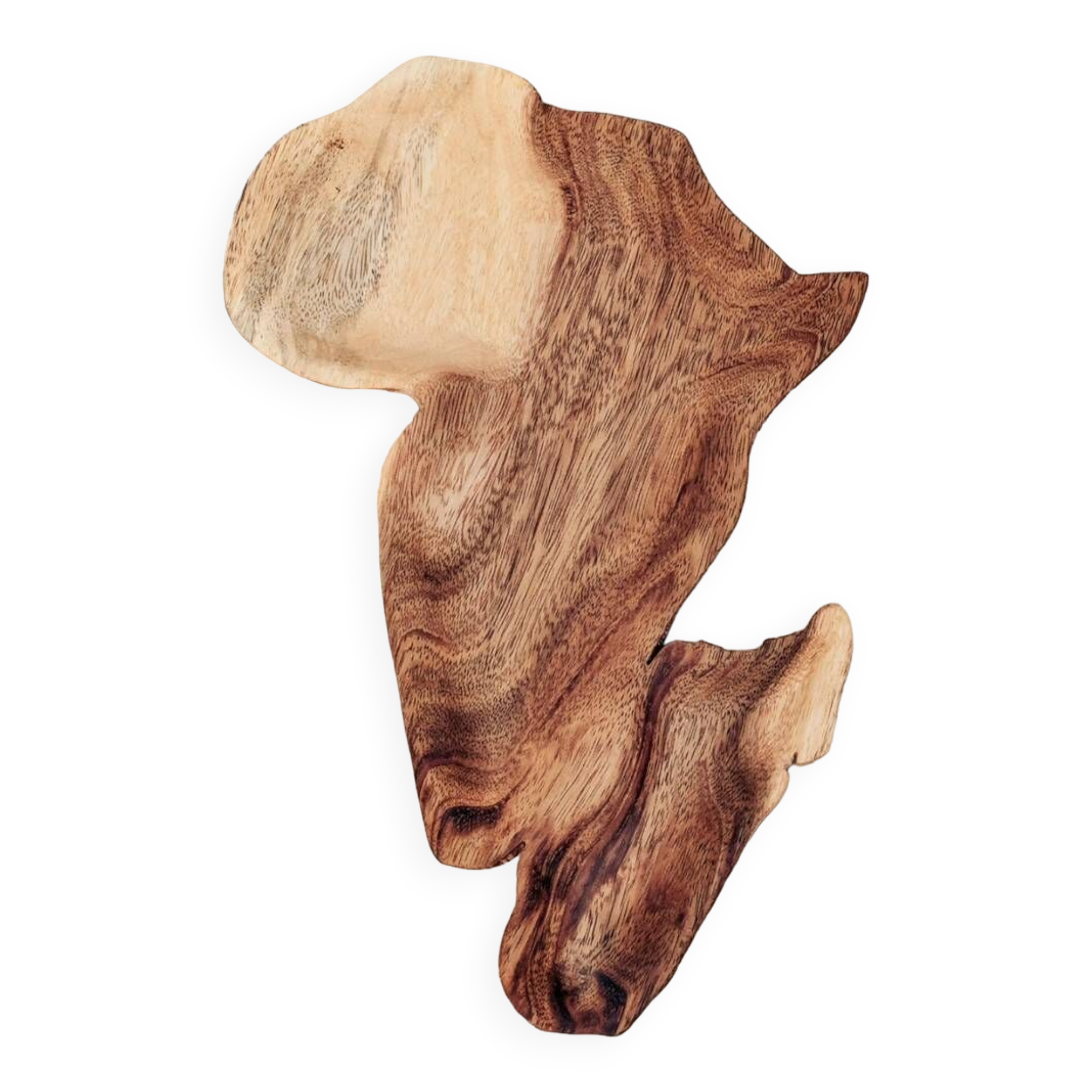 Assiette afrique en bois