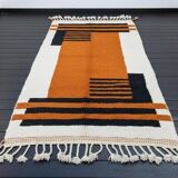 Tapis en laine pure fait main traditionnelle taille 150 x 250 cm