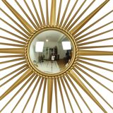 Large Vintage Sun Mirror Chaty Vallauris France 86cm