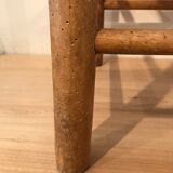 Light wooden stool