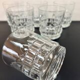 Set of 6 Luminarc Quadrille whisky glasses - Brand new condition